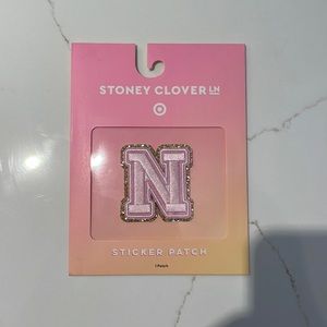 Stoney Clover Lane x Target Letter N sticker patch